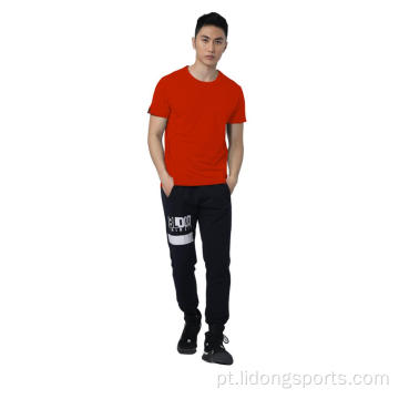 Camisetas brancas masculino masculino puro esportes